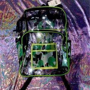 Clear Camo backpack